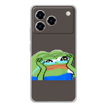 Чохли з зображенням Жаба Мем на ZTE Blade A76