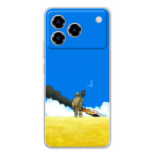 Чехлы на военную тематику для ZTE Blade A76 – Попадание