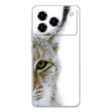 Чехлы с картинками животных ZTE Blade A76 (Рысь)