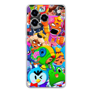 Чехлы Brawl Stars для ZTE Blade A76 (AlphaPrint)