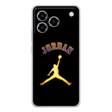 Чехлы для ZTE Blade A76 - с картинкой JORDAN (AlphaPrint) (Jordan Gold)