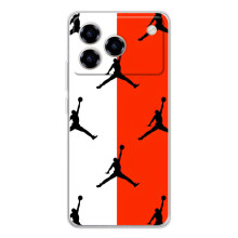 Чехлы для ZTE Blade A76 - с картинкой JORDAN (AlphaPrint) (Лого Джордан)
