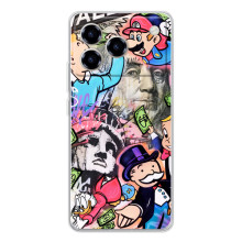 Чехлы с крутыми принтами для ZTE Blade A76 - (PREMIUMPrint) (Monopoly man)