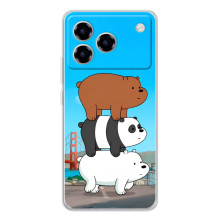 Чехлы с Пандами на ZTE Blade A76 – Друзья
