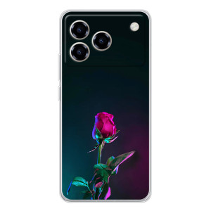 Чехлы с принтом Розочки для ZTE Blade A76 – Ночная роза