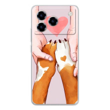 Чехлы с собаками для ZTE Blade A76 (VPrint) – Любовь к собакам