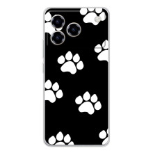 Чехлы с собаками для ZTE Blade A76 (VPrint) – Следы собаки