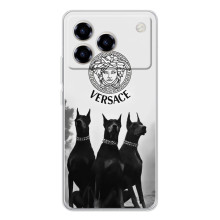 Чехлы VERSACE для Блейд А76 (PREMIUMPrint) – Доберман Версаче