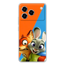 Чехлы ЗВЕРОПОЛИС для ZTE Blade A76 (Ник и Хопс)