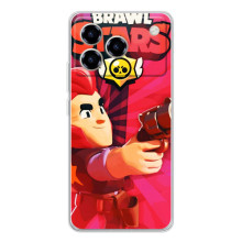 Чехол для ZTE Blade A76 Бравл Старс (VPrint) (Дуэлянт Кольт)