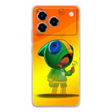 Чехол для ZTE Blade A76 Бравл Старс (VPrint) (Мальчик Леон)