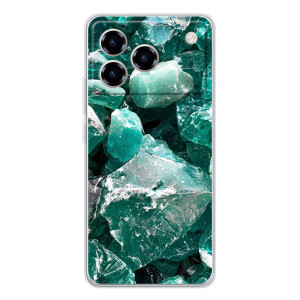 Чехол (Дорого -богато) на ZTE Blade A76 – Изумруд