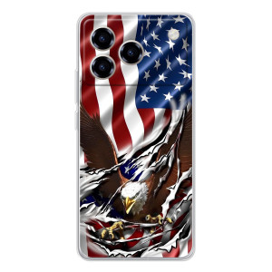 Чехол Флаг USA для ZTE Blade A76 – Флаг USA