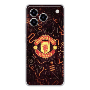Чохол Манчестер Юнайтед для Блейд А76 (AlphaPrint) – емблема МЮ