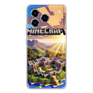 Чохол майнкрафт для ZTE Blade A76 – MINECRAFT