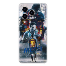 Чехол Месси футболист для ZTE Blade A76 – Коллаж Месси