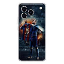 Чехол Месси футболист для ZTE Blade A76 – Месси с футболкой
