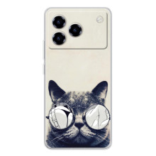 Чехол на тематику: Коты для ZTE Blade A76 – Модный кот