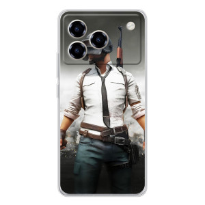 Чохол з картинкою "Герой Pubg" на ZTE Blade A76 – Пабг