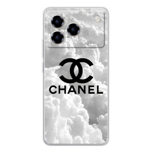 Чехол с Брендами одежды на Блейд А76 – CHANEL
