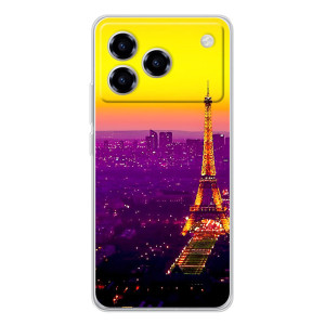 Чохол Ейфелева Вежа на ZTE Blade A76 – Яскрава башня