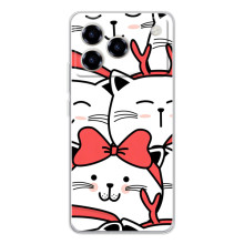 Бампер з зображенням Котиків для Блейд А76 (Новорічні котики)