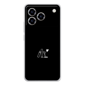 Чехол с картинками на черном фоне для ZTE Blade A76 – Книжки