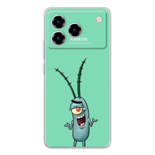 Чехол с картинкой "Одноглазый Планктон" на ZTE Blade A76 (Планктон)