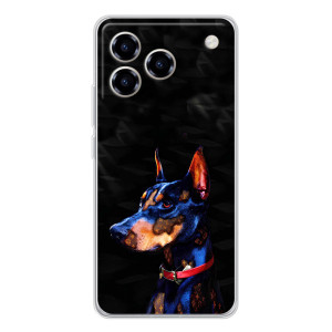 Бампер для ZTE Blade A76 з картинкою "Песики" (Собака Мопсік)