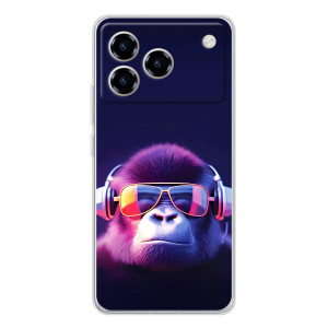 Чехол с Обезьянами ZTE Blade A76 - (AlphaPrint)