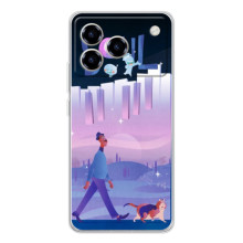 Чехол с принтом Душа на ZTE Blade A76 (Постер Душа)