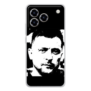 Чехол для ZTE Blade A76 (AlphaPrint - с принтом Зеленского)
