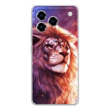Чехол со Львом для ZTE Blade A76 (VPrint) – Красочный Лев