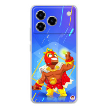 Чохол (ТПУ) з Героями Бравл Старс на ZTE Blade A76 (Ель Прімо)