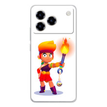 Чохол (ТПУ) з Героями Бравл Старс на ZTE Blade A76 (Пенні)