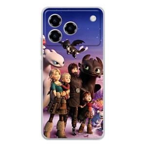 Чехол дракон Беззубик для ZTE Blade A76 – Герои дракона