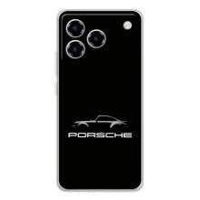Чехол с авто Порше для ZTE Blade A76 – Porshe