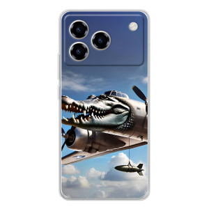 Чехол с мемом Тралалело тралала на ZTE Blade A76