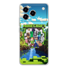 Чехол с картинками Майнкрафт для 