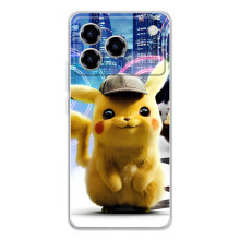 Чехол с Пикачу на ZTE Blade A76 – Пикачу в городе