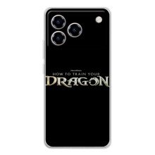 Чехол с принтом дракон Беззубик для  – Надпись Дракон
