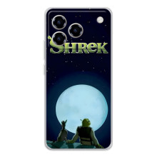 Печатный чехол с принтом Шрек для ZTE Blade A76 – Shrek