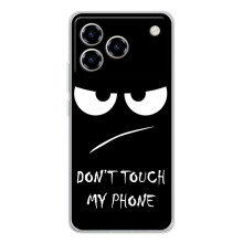 Чехол с прикольным текстом на ZTE Blade A76 – Dont