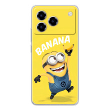Мультяшный принт на Чехол для Блейд А76 (Banana)