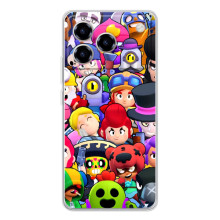 Силіконовый Чохол на ZTE Blade A76 з картинкою Brawl Stars (Персонажі)