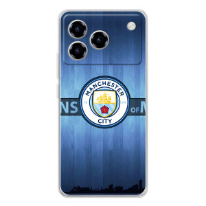 Силиконовые Чехлы принт Футбол на ZTE Blade A76 – ManCity