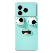 Чохли (ТПУ) (смішні стікери) для ZTE Blade A76 – мордочка