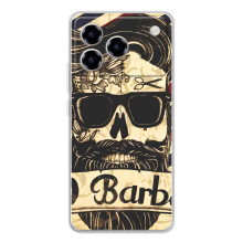 Силиконовый бампер (Работники) на ZTE Blade A76 – Барбер шоп