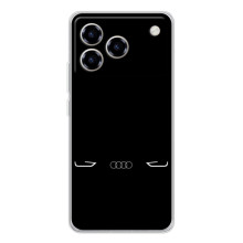 Силиконовый бампер с картинкой машины на ZTE Blade A76 – Силует Audi