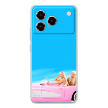 Силиконовый Чехол Барби Фильм на ZTE Blade A76 – Барби и Кен